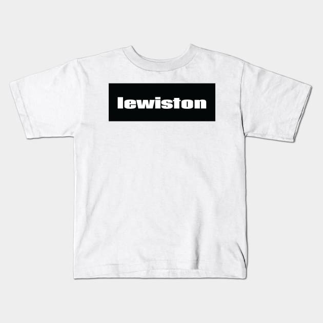 Lewiston Kids T-Shirt by ProjectX23Red